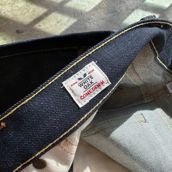 NWT Tellason Ankara Straight Leg White Oak Cone Selvedge Denim 12.5oz 28x30 New - Picture 8 of 15